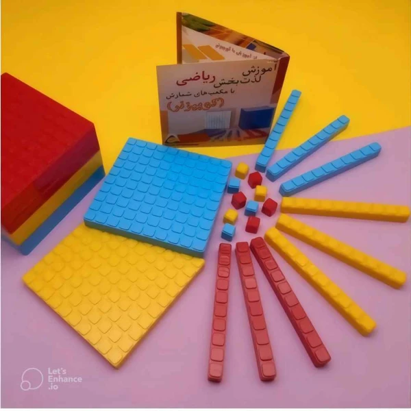 مکعب های شمارش (آموزش ریاضی) کوییزنر پارس (تک عددی)
