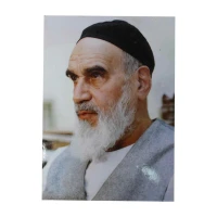 تابلو شاسی رومیزی طرح امام خمینی 12*17 کد 1