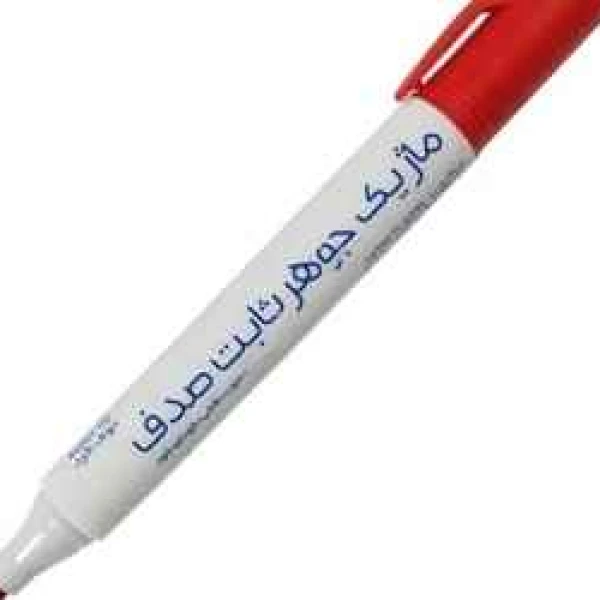 ماژیک پرمننت قرمز نوک گرد صدف ویستا