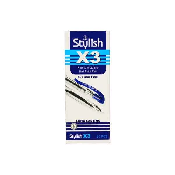 خودکار آبی X3 نوک 0.7 استایلیش (50 عددی)