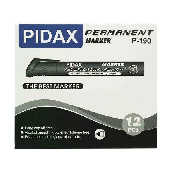 ماژیک معمولی گرد مشکی پیداکس کدP-190