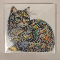 نقاشی الماسی بوم دار 20*20 صبا (تک عددی)