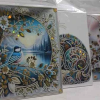 نقاشی الماسی بوم دار 20*20 صبا (تک عددی)