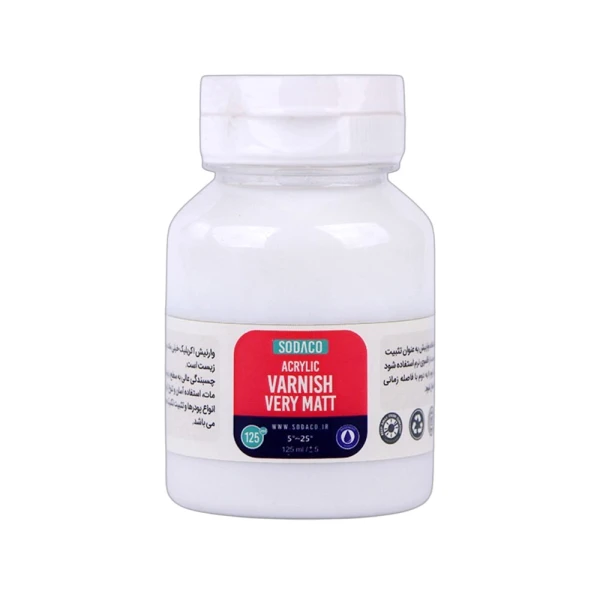 وارنیش125میل اکریلیک خیلی مات سوداکو کد02618