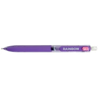 روان نویس0/5 فشاری بنفش بدنه گریپ دار اسکول فنز سری RAINBOW