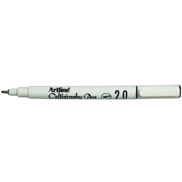 قلم خطاطی 2/0مشکی لاتین آرتلاین EK-242N/AB