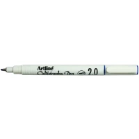 قلم خطاطی 2/0آبی لاتین آرتلاین EK-242N/AB