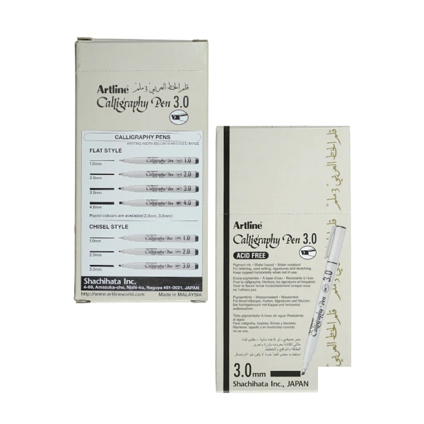 قلم خطاطی 3/0مشکی لاتین آرتلاین EK-243N/AB