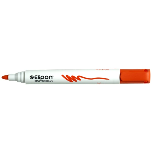 ماژیک وایت برد گرد نارنجی الیپون کد8241501