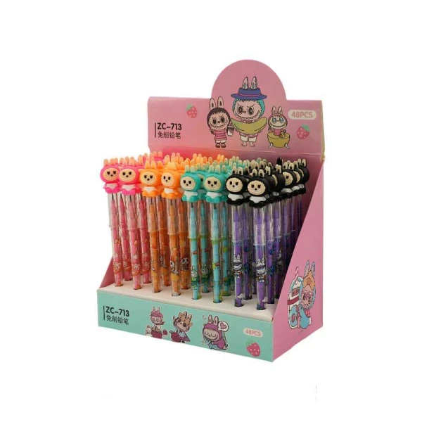 مداد فشنگی فانتزی (طرح لبوبو) کدB-45یاکدZC-713