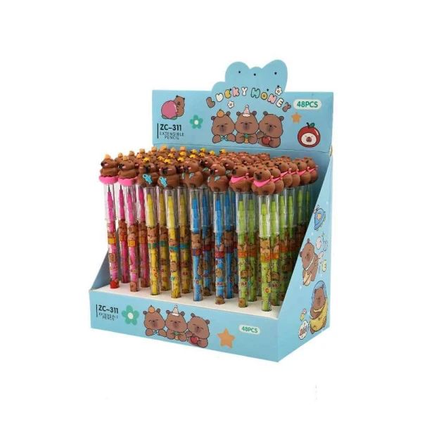 مداد فشنگی فانتزی (طرح لبوبو) کدB-45یاکدZC-713