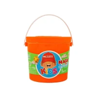 خمیربازی5رنگ جادویی(40گرم سطلی دسته دار) آنتی باکتریال کنکو
