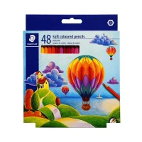 مدادرنگی48رنگ جعبه مقوایی سافت استدلرکد143C48LJ