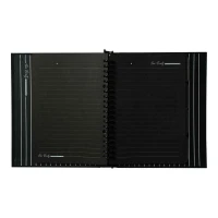 دفتر کلاسوری 20حلقه 100برگ قفل فلز (کاغذ مشکی)برگ سری پیور بیوتی کد71500