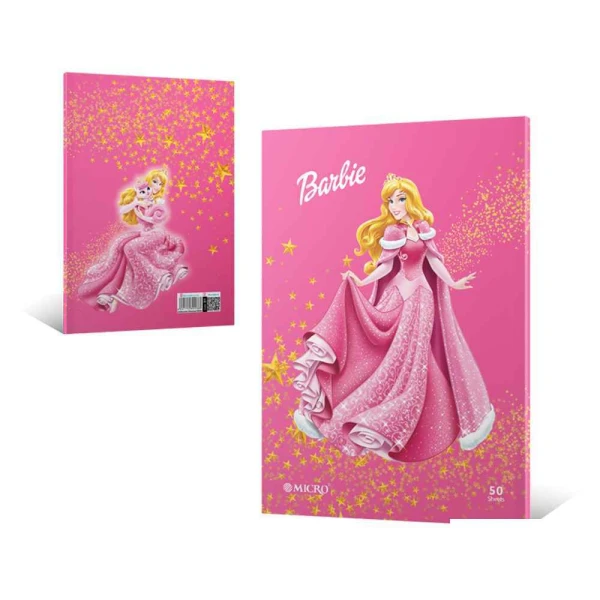 دفتر50برگ وزیری ته چسب میکرو طرح فانتزی کدD2/D6