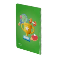 دفتر60برگ وزیری سیمی مجلدکلاسیک الیپون کد224