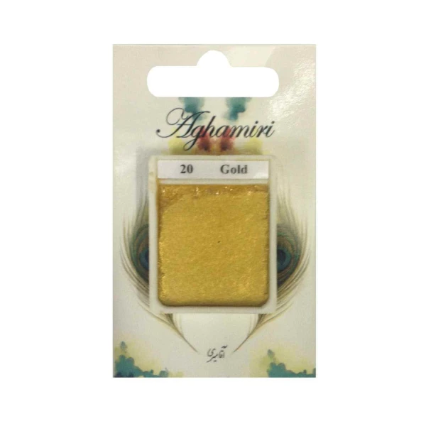 قرص آبرنگ رنگ خاص کد 20آقامیری Gold