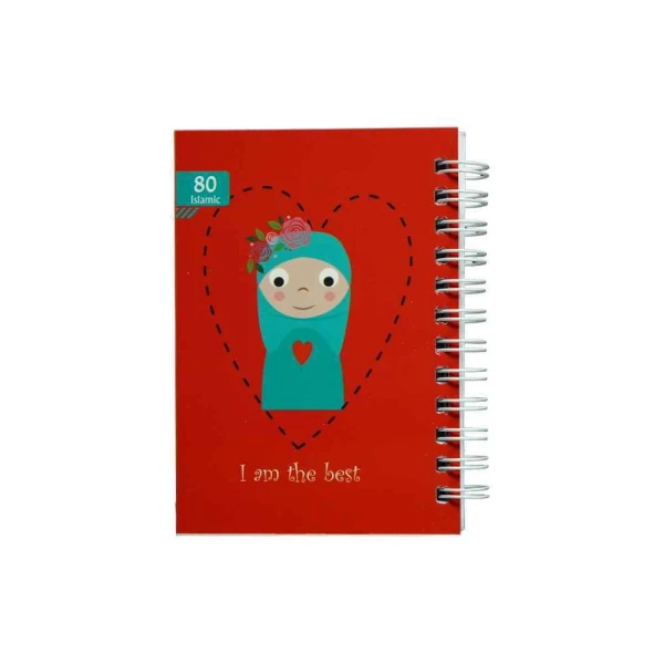 دفتریادداشت80برگ فنردوبل12*8برگ کد73101