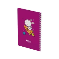 دفتریادداشت 80برگ 120*170 سیمی جلدنرم فانتزی الیپون کد280
