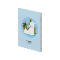 دفتریادداشت 80برگ 120*170 سیمی جلدنرم فانتزی الیپون کد280