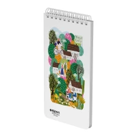 دفتریادداشت 80برگ 120*220سیمی جلدنرم کلاسیک الیپون کد264