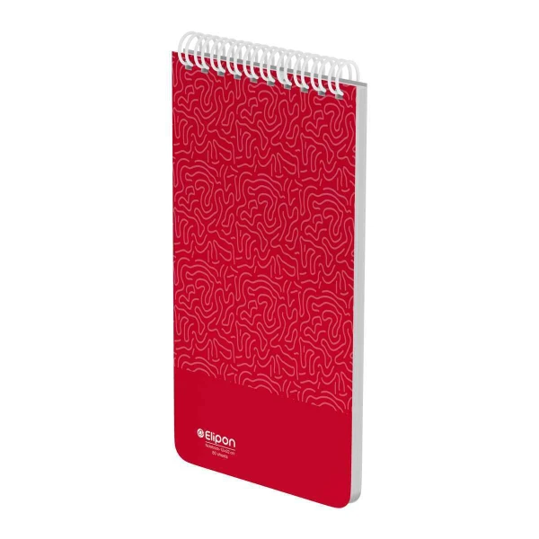 دفتریادداشت 80برگ 120*220سیمی جلدنرم کلاسیک الیپون کد264