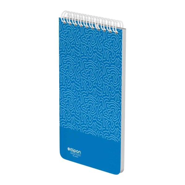 دفتریادداشت 80برگ 120*220سیمی جلدنرم کلاسیک الیپون کد264