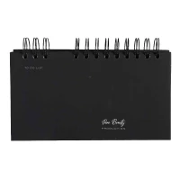 دفتریادداشت تودولیست (کاغذ مشکی) 2تکه 210*110 برگ سری پیور بیوتی کد70705