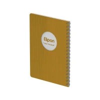 دفتریادداشت 80برگ 120*170سیمی جلدطلق فانتزی الیپون کد281