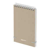 دفتریادداشت 80برگ 145*210سیمی پارچه ای سخت الیپون کد274