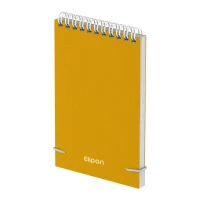دفتریادداشت 80برگ 145*210سیمی پارچه ای سخت الیپون کد274