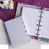 یدک یادداشت کلاسوری 6حلقه 100برگ خطدار برگ سری راندو کد74403