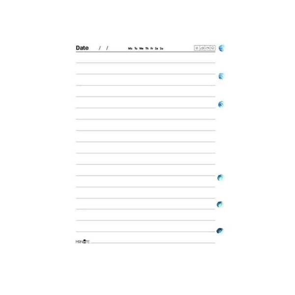 یدک کلاسور6حلقه 100برگ 1/8مسترنوت کد687