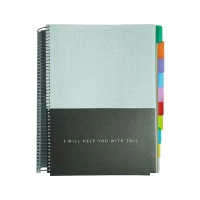 دفتر200برگ سیمی رحلی جلد طلق لانگو سری پروژه PROJECT BOOK