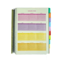 دفتر200برگ سیمی رحلی جلد طلق لانگو سری پروژه PROJECT BOOK