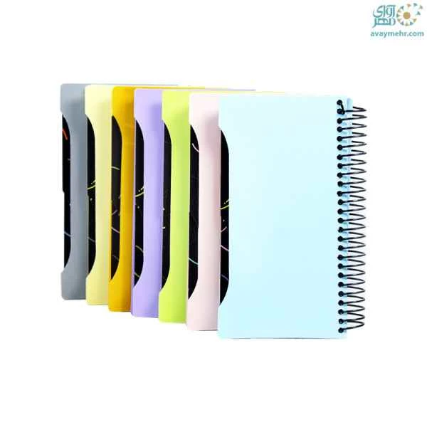 دفتر یادداشت 100 برگ طلقی دیوایدردار 8016 کیمیا
